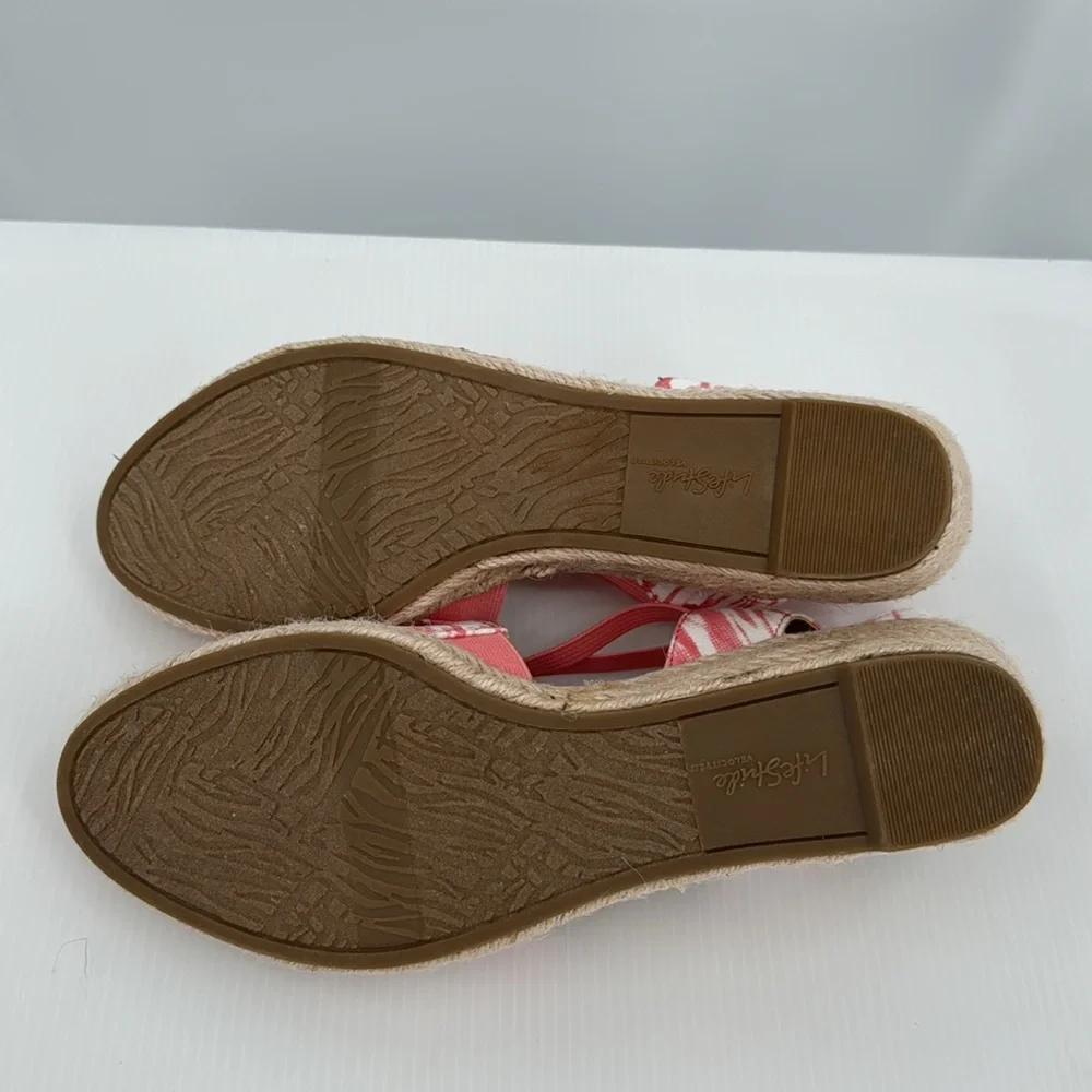 Life Stride Velocity 2.0 Katrina 2 size 7 Pink & White Espadrille New‎